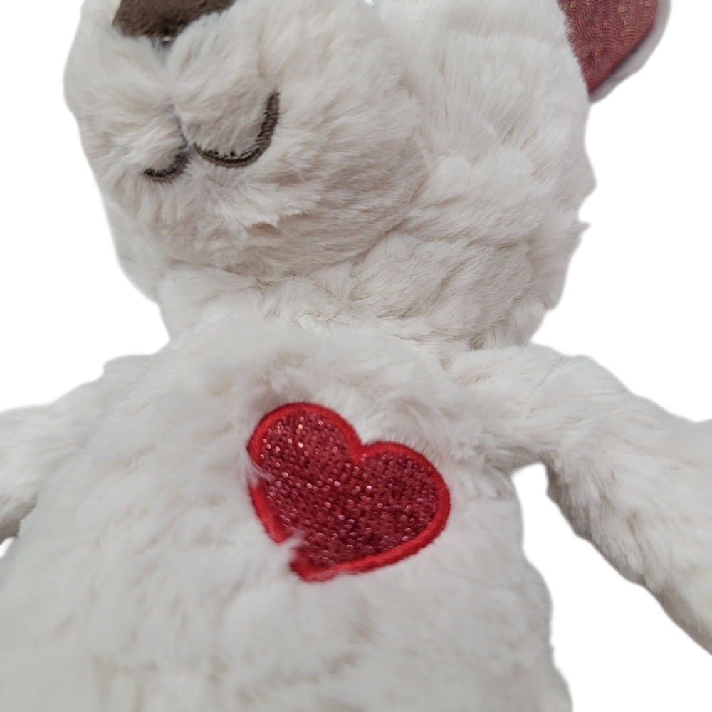 Mary Meyer Stuffed Animal Putty Beau Puppy 13″ Ultra Soft Love Heart Plu… - Picture 10 of 15